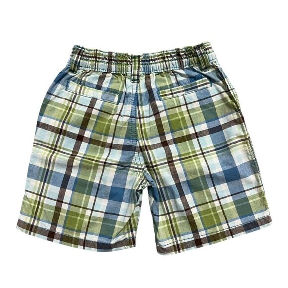 Gymboree 18-24m Blue Green Brown Plaid Shorts - Picture 3 of 4